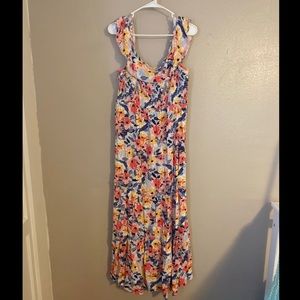 Cute floral summer maxi